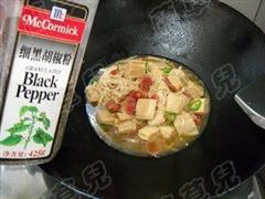金针菇炖冻豆腐
