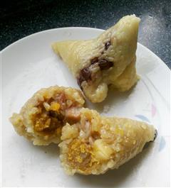 莲子蛋黄肉粽