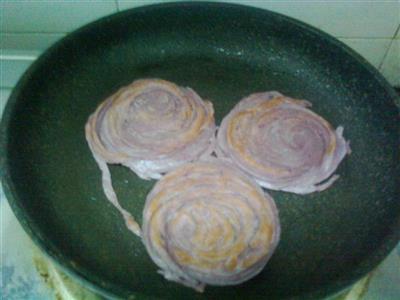 紫薯盘丝饼