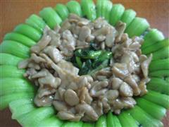 白灵菇炒小油菜