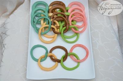 奥运五环饼