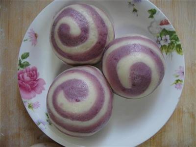 螺旋紫薯包