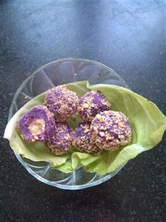 沙琪玛紫薯球的热量