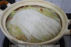 节瓜虾米粉丝煲
