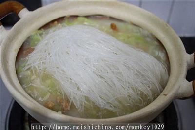 节瓜虾米粉丝煲