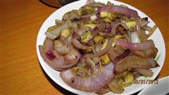 海螺肉炒洋葱