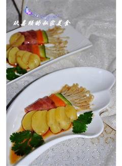 蚝豉金针菇小土豆