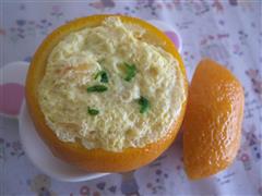 香橙蒸蛋