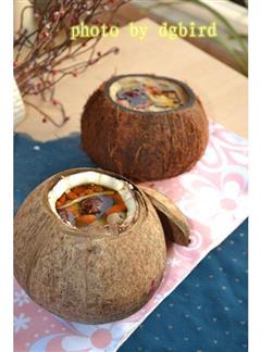 椰子炖乌鸡汤的热量