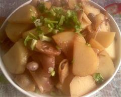 土豆炖红芸豆