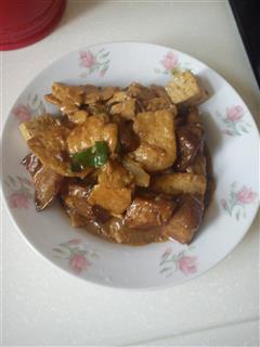 北豆腐炒五花肉