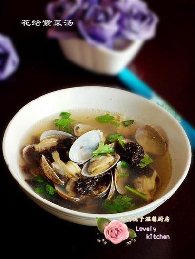 花蛤紫菜汤