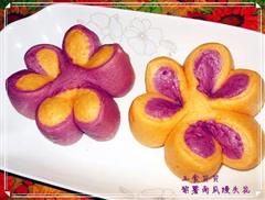 紫薯南瓜馒头花的热量