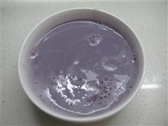 紫色的豆浆