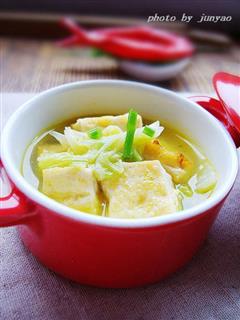 白菜炖老豆腐