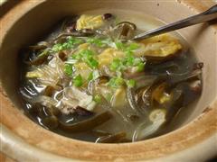 砂锅白菜海带汤