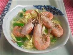 北极虾粉条汤