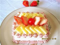 奶油水果小蛋糕