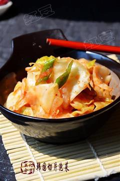 韩式切片辣白菜的热量