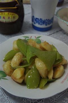 土豆炒青椒