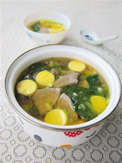 猪肝日本豆腐汤