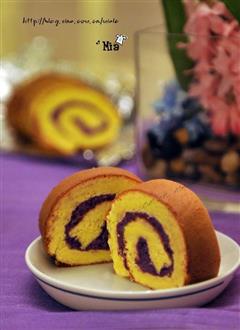 紫薯蛋糕卷的热量
