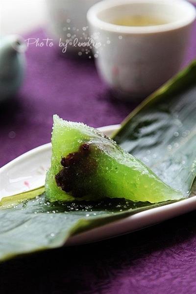 水晶蜜豆粽