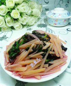 红苋菜炒土豆