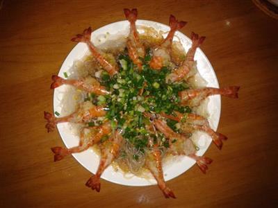 蒜茸蒸虾