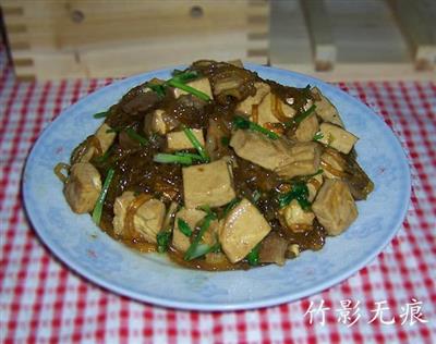 自制豆腐炖猪肉粉条