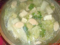 白菜豆腐清汤的热量