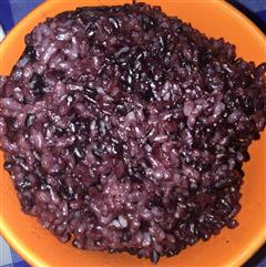 养生紫米饭