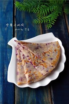 紫薯牛奶饼的热量