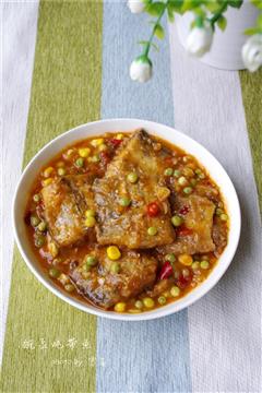 豌豆炖带鱼