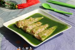 翡翠虾滑醸竹笋的热量
