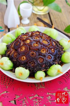 莲蓬扣肉