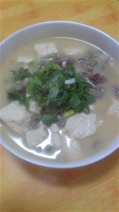 牛肉豆腐汤