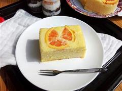血橙酸奶蛋糕