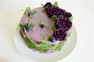 紫薯沙拉蛋糕