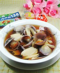 鞭笋圆蛤汤