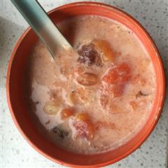 木瓜牛奶炖桃胶皂角的热量