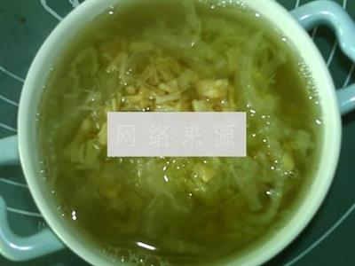 大白菜瑶柱汤
