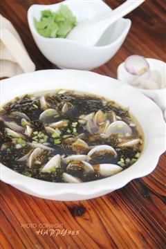 蛤蜊紫菜汤的热量