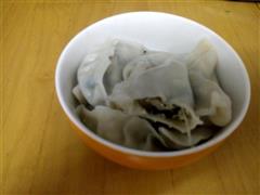 火腿菌菇饺