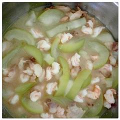 海虾炖胡瓜的热量