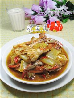 咖喱白菜螃蟹