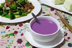 紫薯谷物豆浆