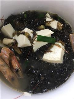 蝦頭豆腐紫菜湯