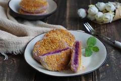 双紫糯米饼