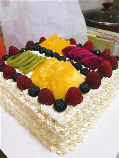 水果生日蛋糕10寸